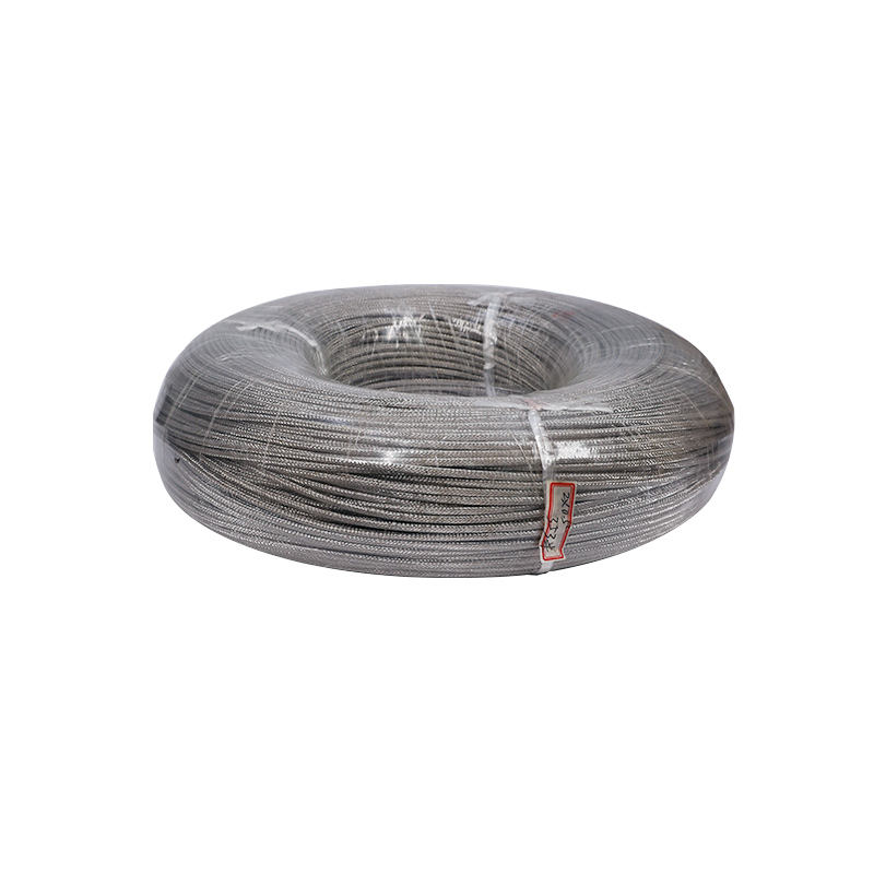 Glass fiber mataas na temperatura hindi kinakalawang na asero tinirintas thermocouple compensation wire