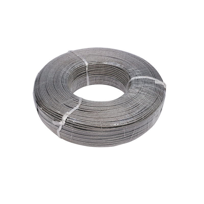 Glass fiber mataas na temperatura hindi kinakalawang na asero tinirintas thermocouple compensation wire