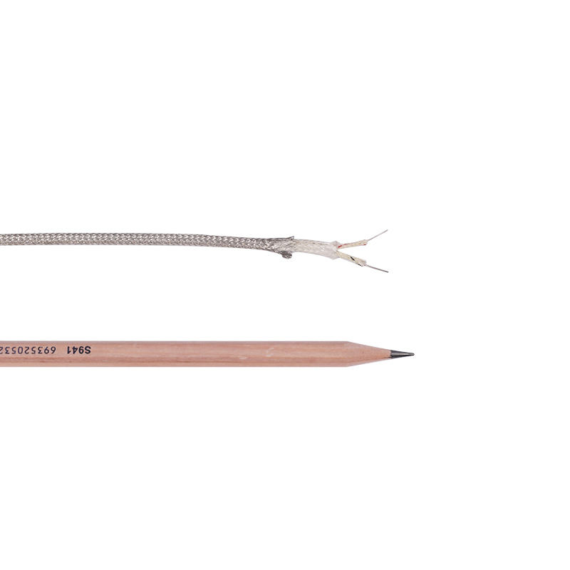 Glass fiber mataas na temperatura hindi kinakalawang na asero tinirintas thermocouple compensation wire