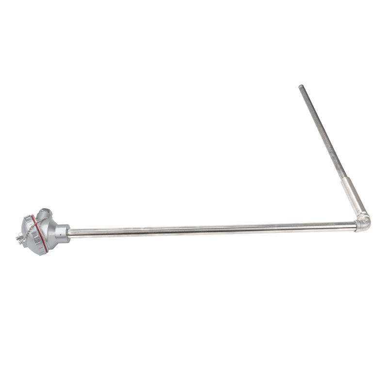 Type K thermocouple para sa industrial wear-resistant L-type thermocouple furnace aluminum crucible