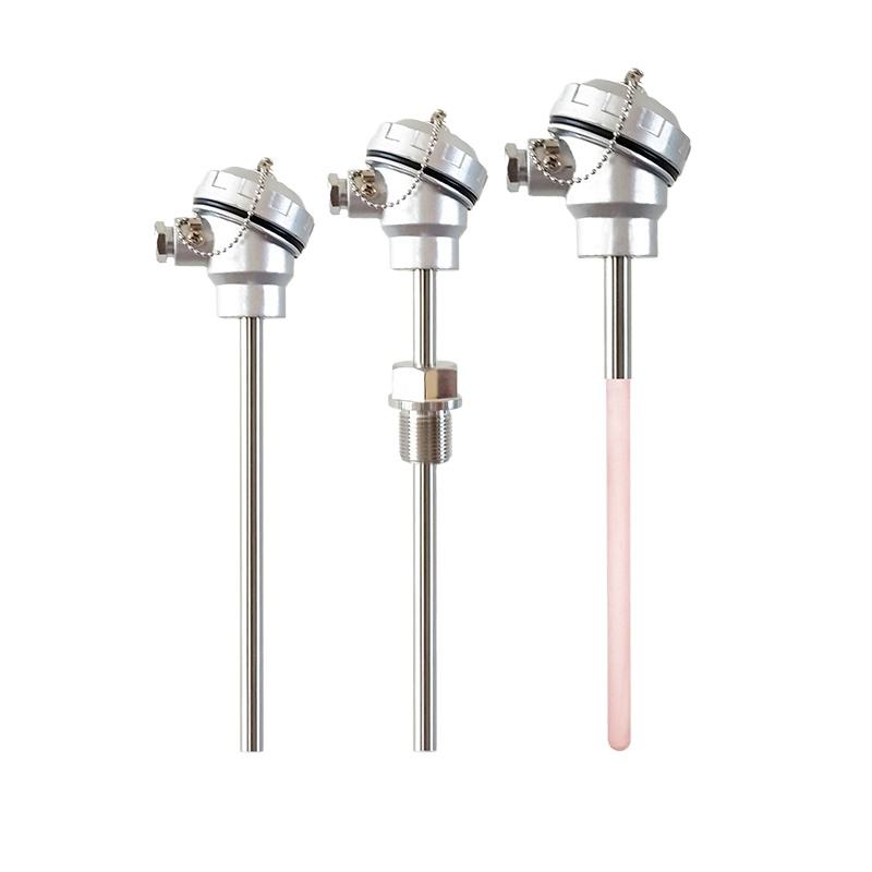 0.2–0.4 mm wire diameter Uri S/B/R platinum-rhodium thermocouple furnace high-temperature sensor probe para sa mga tinunaw na metal