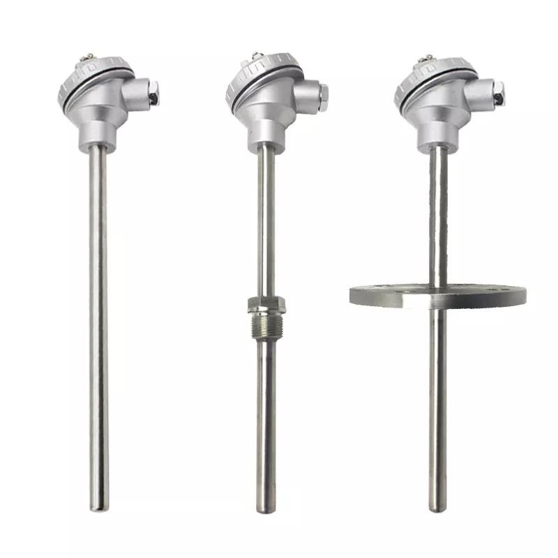 Sensor ng pang-industriyang furnace na may mataas na temperatura Hindi kinakalawang na asero probe 1200°C K-type na thermocouple sensor