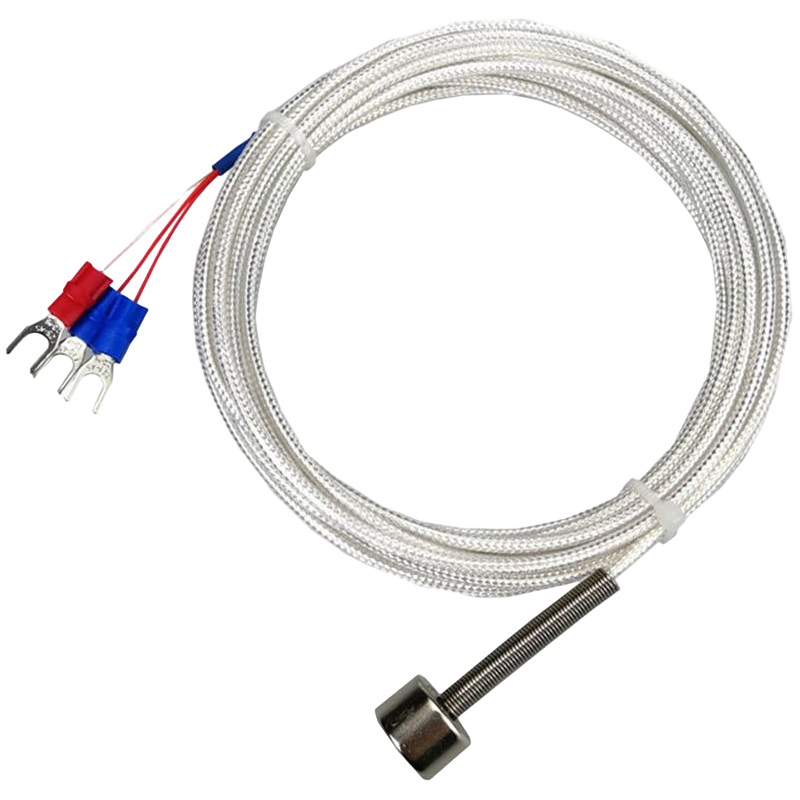 Magnetic PT100K temperature sensor na may magnetised platinum resistance thermometer (RTD) Malakas na magnetic attraction para sa mga thermocouples