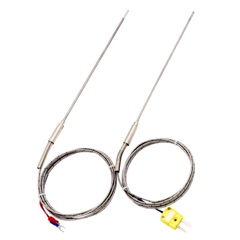 Pang-industriya na Pagsukat ng Temperatura Hindi kinakalawang na Asero High-Precision PT100 Temperature Sensor RTD Temperature Monitor