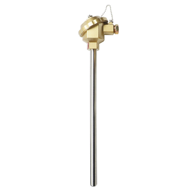 Insulated, hindi tinatablan ng tubig, hindi tinatablan ng pagsusuot ng thermocouple na hindi kinakalawang na asero na materyal 1800°C K-type na thermocouple PT100 RTD-type probe thermocouple