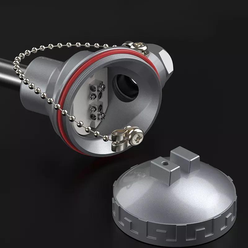 Sensor ng pang-industriyang furnace na may mataas na temperatura Hindi kinakalawang na asero probe 1200°C K-type na thermocouple sensor