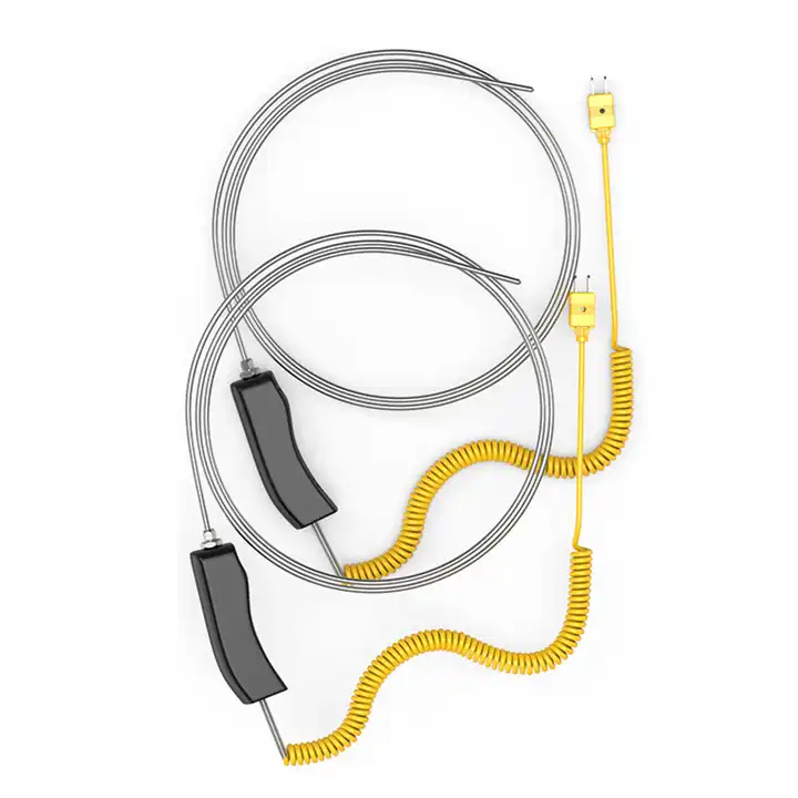 Certified Handheld Thermocouple PT100K Type Temperature Sensor Flexible Thermocouple Measuring Probe