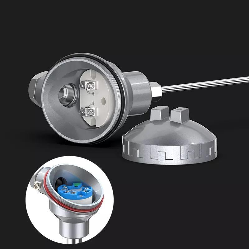 Sensor ng pang-industriyang furnace na may mataas na temperatura Hindi kinakalawang na asero probe 1200°C K-type na thermocouple sensor